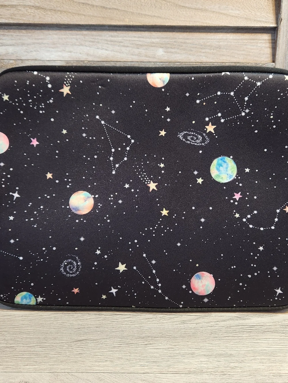 Laptop Case Zippered Padded Solar System 13x10